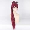 Halloween Christmas Party Dress-Up Wig, Magic Little Girl Madoka Kyouko Free!, Men's Swimming Department Longgangjiang, Fuchsia 250 view 4
