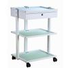 BEAUTEK 1 D SF White Salon Trolley with Lockable Drawer view 3