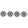 LekLai Wheelchair Replacement Wheels, 4-Piece 6-Inch Heavy-Duty Rubber Front Wheel Set view 1