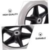 LekLai Wheelchair Replacement Wheels, 4-Piece 6-Inch Heavy-Duty Rubber Front Wheel Set view 4