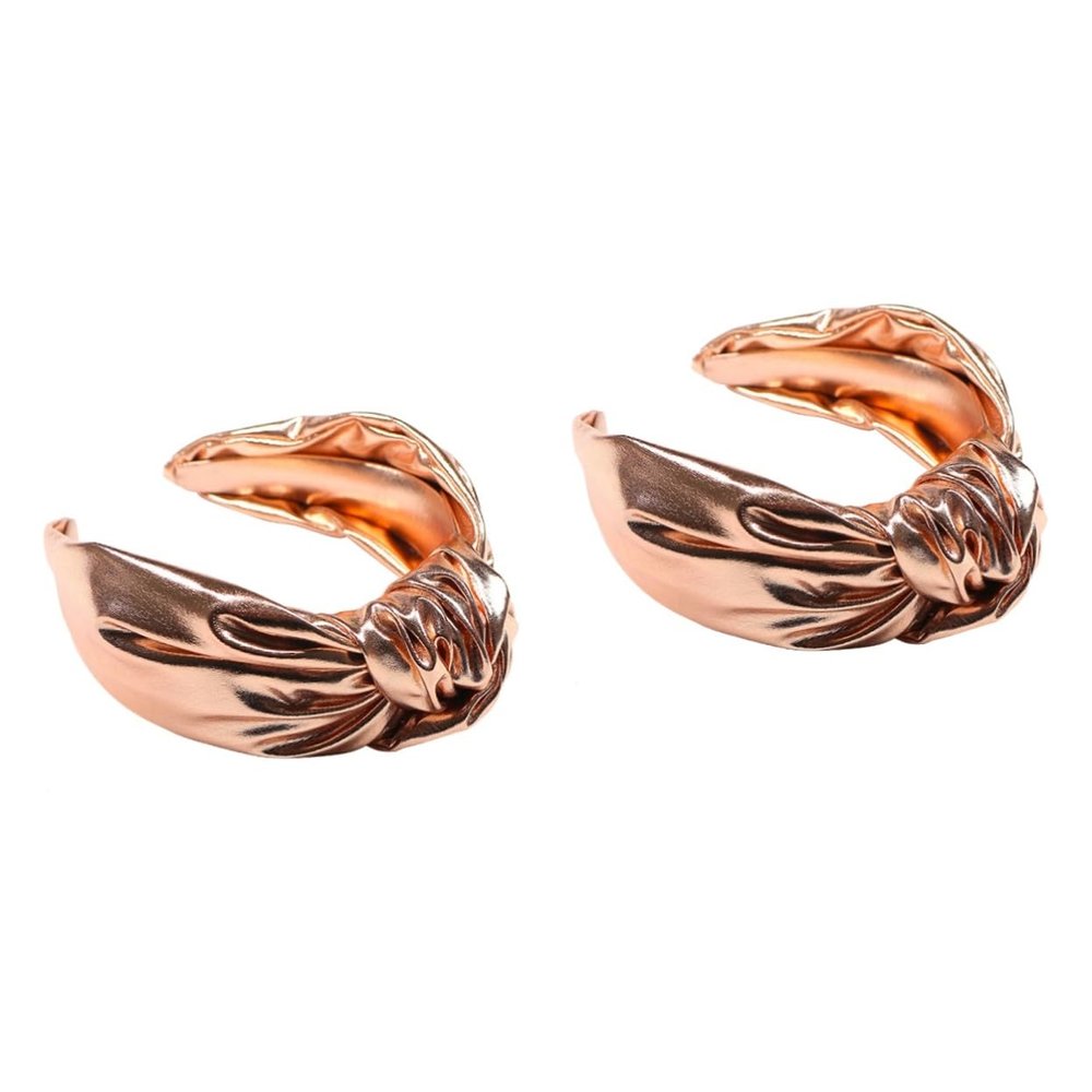 FOMIYES 2-Piece Rose Gold Knot Headband Set for Women