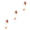 Beavorty 3-Piece Wedding Hairband with Tassels and Elegant Antique Chinese Hair Comb view 1