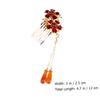 Beavorty 3-Piece Wedding Hairband with Tassels and Elegant Antique Chinese Hair Comb view 2