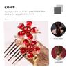 Beavorty 3-Piece Wedding Hairband with Tassels and Elegant Antique Chinese Hair Comb view 4