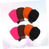 FRCOLOR 8-Pack Viscose Exfoliating Gloves for Body Scrubbing and Massage, Random Colors view 2