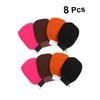 FRCOLOR 8-Pack Viscose Exfoliating Gloves for Body Scrubbing and Massage, Random Colors view 3