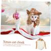 Amosfun Christmas Cat Costume view 2