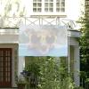 Decorative Garden Flag - Dog Swimming with Sunglasses view 4