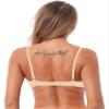TiaoBug Women's Open-Bust Lace Underbust Bra, Adjustable Straps, Sheer Nude Lingerie, D/5XL view 2