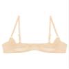 TiaoBug Women's Open-Bust Lace Underbust Bra, Adjustable Straps, Sheer Nude Lingerie, D/5XL view 3