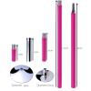 Samnuerly Adjustable Dance Pole, Portable, 235–274 cm, Static/Spinning Pole for Home, Fitness, Parties, Clubs and Dance Practice view 4