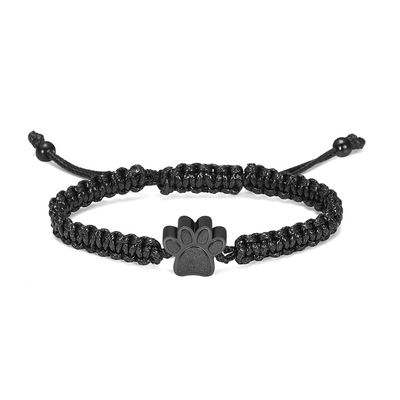 VCCWYQK Pet Ashes Cremation Bracelet with Paw Print Pendant