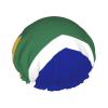 Reusable South African Flag Shower Cap, Waterproof view 1