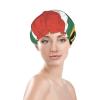 Reusable South African Flag Shower Cap, Waterproof view 2
