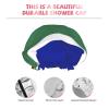 Reusable South African Flag Shower Cap, Waterproof view 4