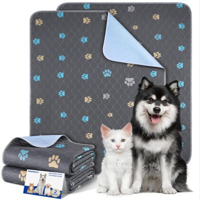 Aitmexcn 2 Washable Puppy Pads, Super Absorbent, 45 x 60 cm