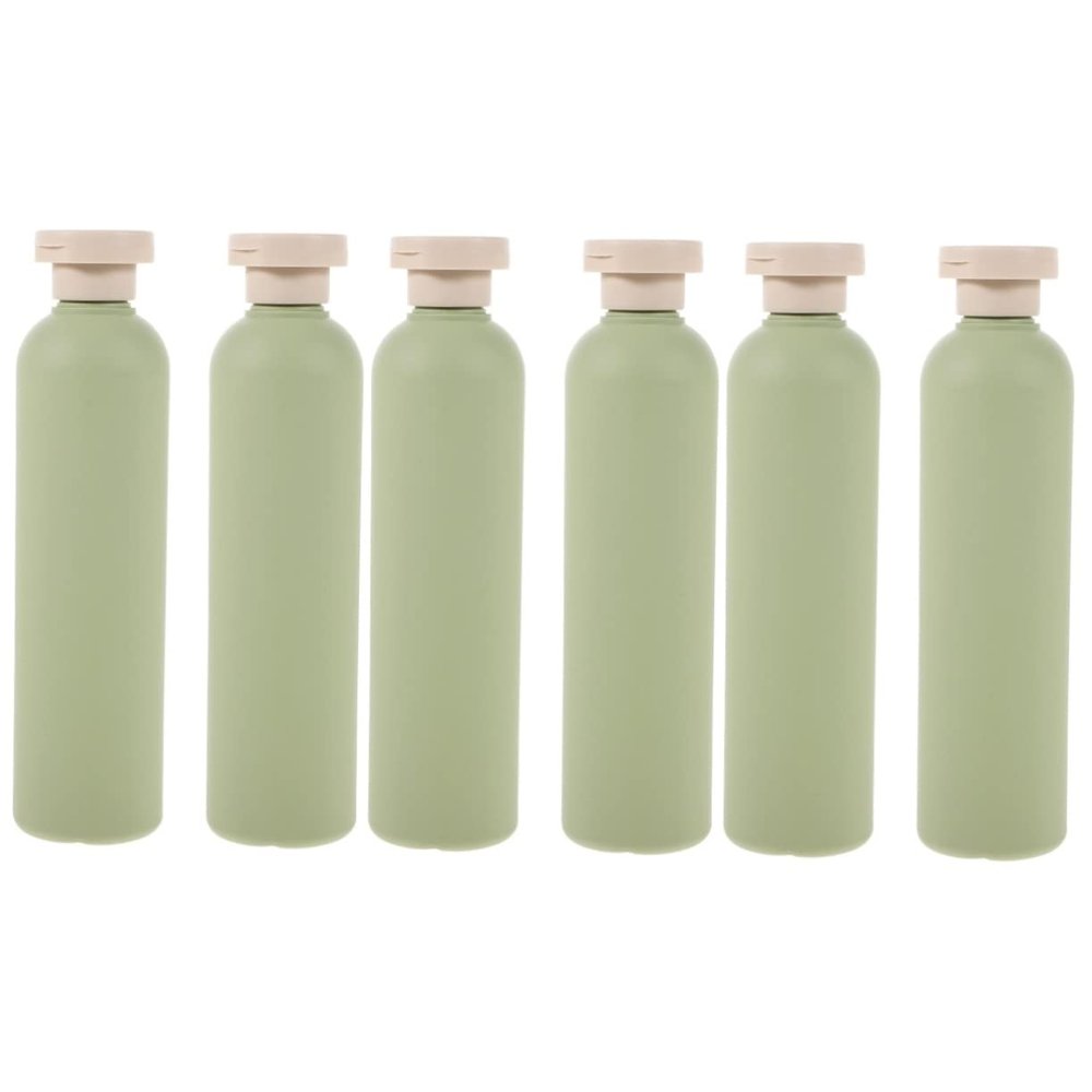 FOMIYES 6-Piece Refillable Travel Squeeze Bottles with Caps