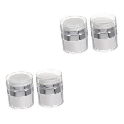 FOMIYES 4-Piece 15 ml Travel Airless Pump Jars