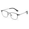 PARWANA Anti-Glare Computer Reading Glasses with Blue-Light Protection, Metal Frame, Black, +0.00 view 1