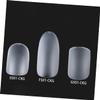 FOMIYES 600-Piece Ultra-Thin Fake Nails, Natural Matte Black, Square Shape view 2