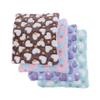 POPETPOP Small Animal Bed, Warm Coral Fleece Sleeping Mat view 1