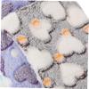 POPETPOP Small Animal Bed, Warm Coral Fleece Sleeping Mat view 3