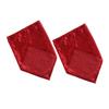 ABOOFAN Dog Bandanas with Shiny Sequin Design - 2 Pack view 1