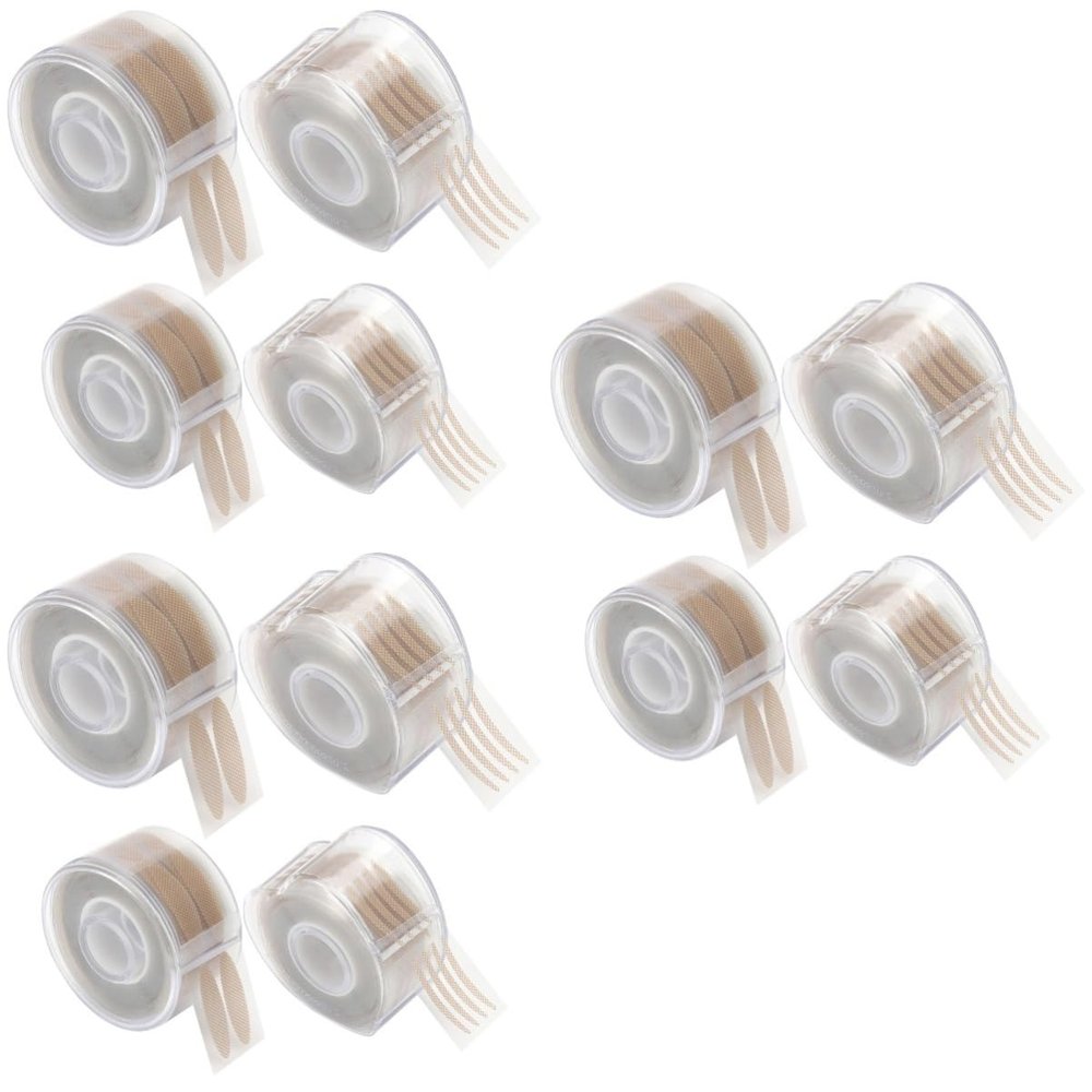 Beaupretty 12-Roll Double Eyelid Tape Strips, Invisible Hooded Eyelid Stickers