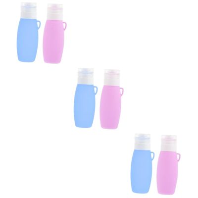 minkissy 3-Piece Silicone Refillable Travel Bottles
