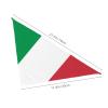 Lightweight Triangular Dog Bandana with Italian Flag view 2