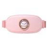 Period Heating Belt with Massage, Portable Electric Menstrual Heat Pad (Pink) view 1