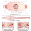 Period Heating Belt with Massage, Portable Electric Menstrual Heat Pad (Pink) view 2