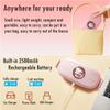 Period Heating Belt with Massage, Portable Electric Menstrual Heat Pad (Pink) view 3