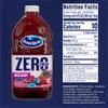 Ocean Spray Zero Sugar Mixed Berry Juice Drink, Cranberry Juice Drink Sweetened with Stevia, 180 ml Bottle view 2
