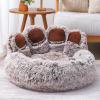 RAEF Bear Paw-Shaped Plush Dog Bed and Pet Sofa view 3