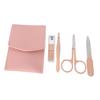 FOMIYES 2-Piece Stainless Steel Nail Care Set, Rose Gold view 2