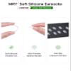 Mryok Replacement Ear Socks and Nose Pieces for Oakley Square Wire 2.0 Sunglasses - White/Black Options, One Size view 4