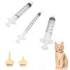 RTRTGS 3 pcs Pet Nipple with Syringe view 1