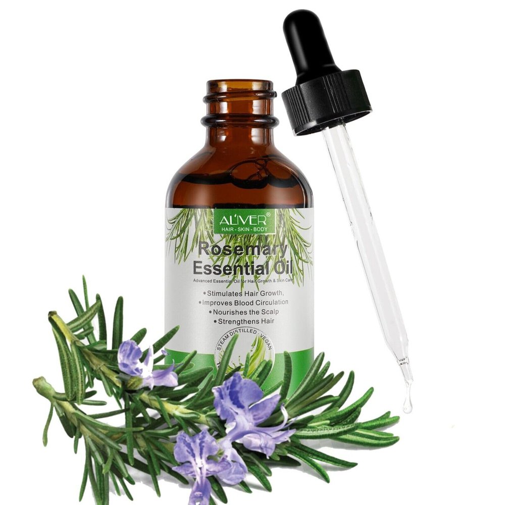 P-Beauty Rosemary Essential Oil for Hair Growth | Hair & Skin Care | Organic & Vegan | 60 ml