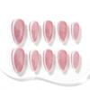 Sun&Beam Handcrafted Press-On Nails, Medium Almond, Pink (#124 S) view 1