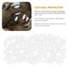 Cat Nail Caps, Protege Canape Cat Grips, 100 Soft Pet Cat Nail Caps, Safe, Scratch-Resistant, Dog Paw Claw Protection Covers (XS) view 4
