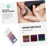 FRCOLOR 2 Sets of False Eyelash Extensions, Glitter Lashes, Makeup Accessory, Shiny and Glamorous, 6 Pairs view 3