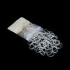 Dofash 75 mm Clear Elastic Hair Bands, 200 Pieces view 3