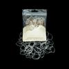 Dofash 75 mm Clear Elastic Hair Bands, 200 Pieces view 4