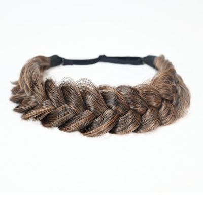 TOECWEGR Classic Chunky Wide Braided Hairband Wig, Type B-3