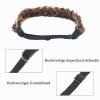 TOECWEGR Classic Chunky Wide Braided Hairband Wig, Type B-3 view 4
