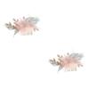 Beaupretty 2-Piece Handmade Floral Hair Comb Set view 1