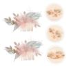 Beaupretty 2-Piece Handmade Floral Hair Comb Set view 3
