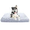 XIEMINLE Orthopedic Dog Bed, Calming Plush Washable Pet Sofa, 75 x 50 x 7 cm view 1