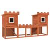HOMIUSE Large 2-Level Rabbit Hutch 192 x 50 x 101 cm view 1